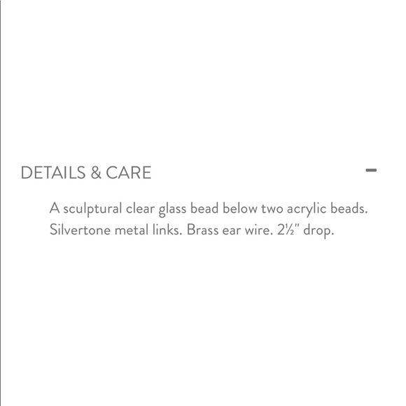 J. Jill Jewelry Jjill Glass And Stone Linear Earring Poshmark